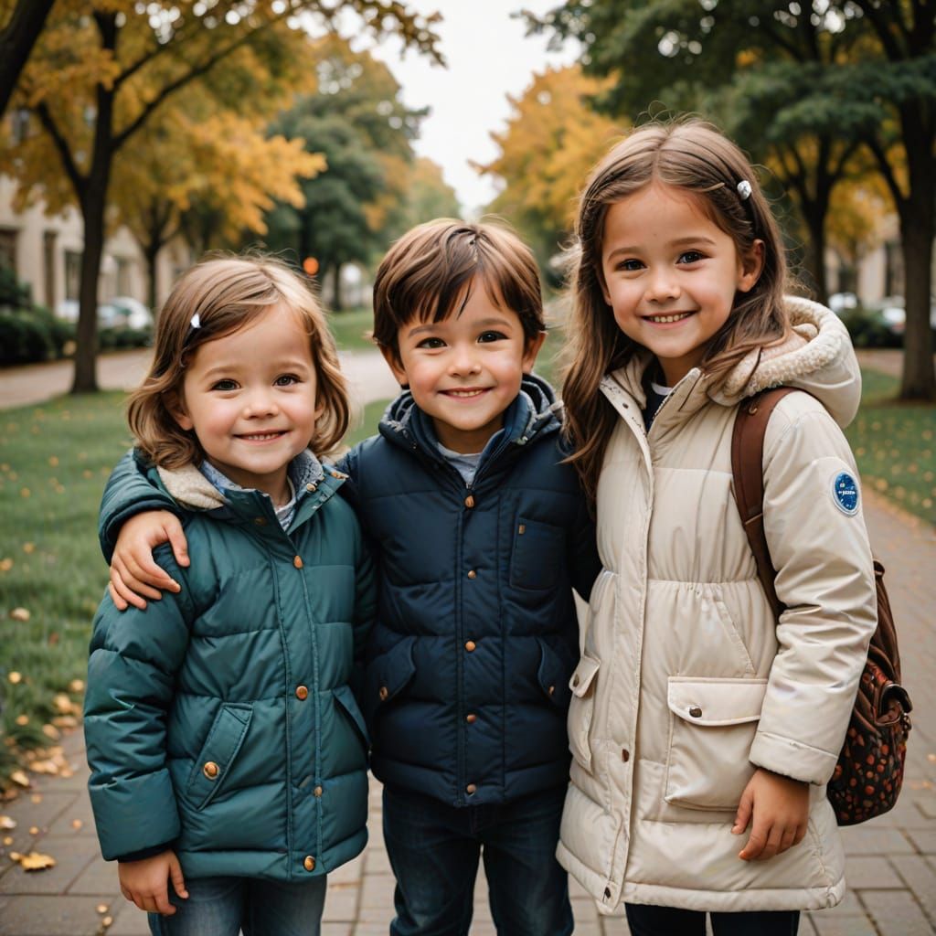 Cute Children Smiling