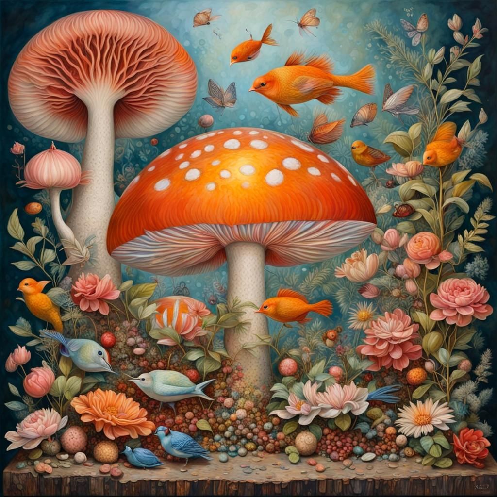 Splendiferous Wonderment, by Ingrid Lamberts, surreal