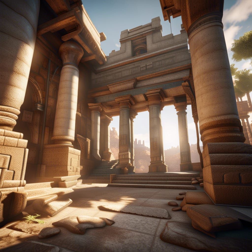 Israel in 3D Game Cinematic Style