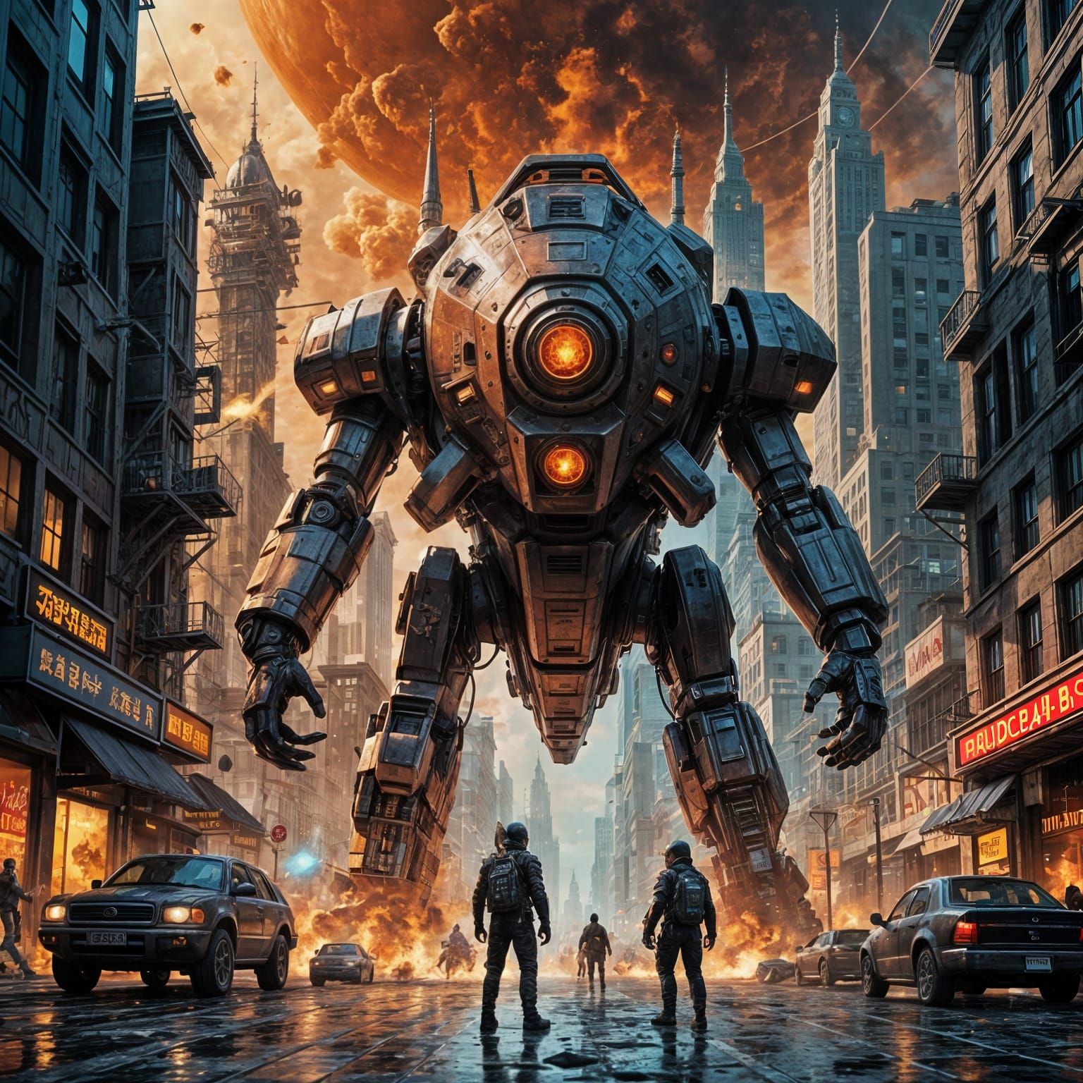 Martian Invasion Machine Creates Chaos