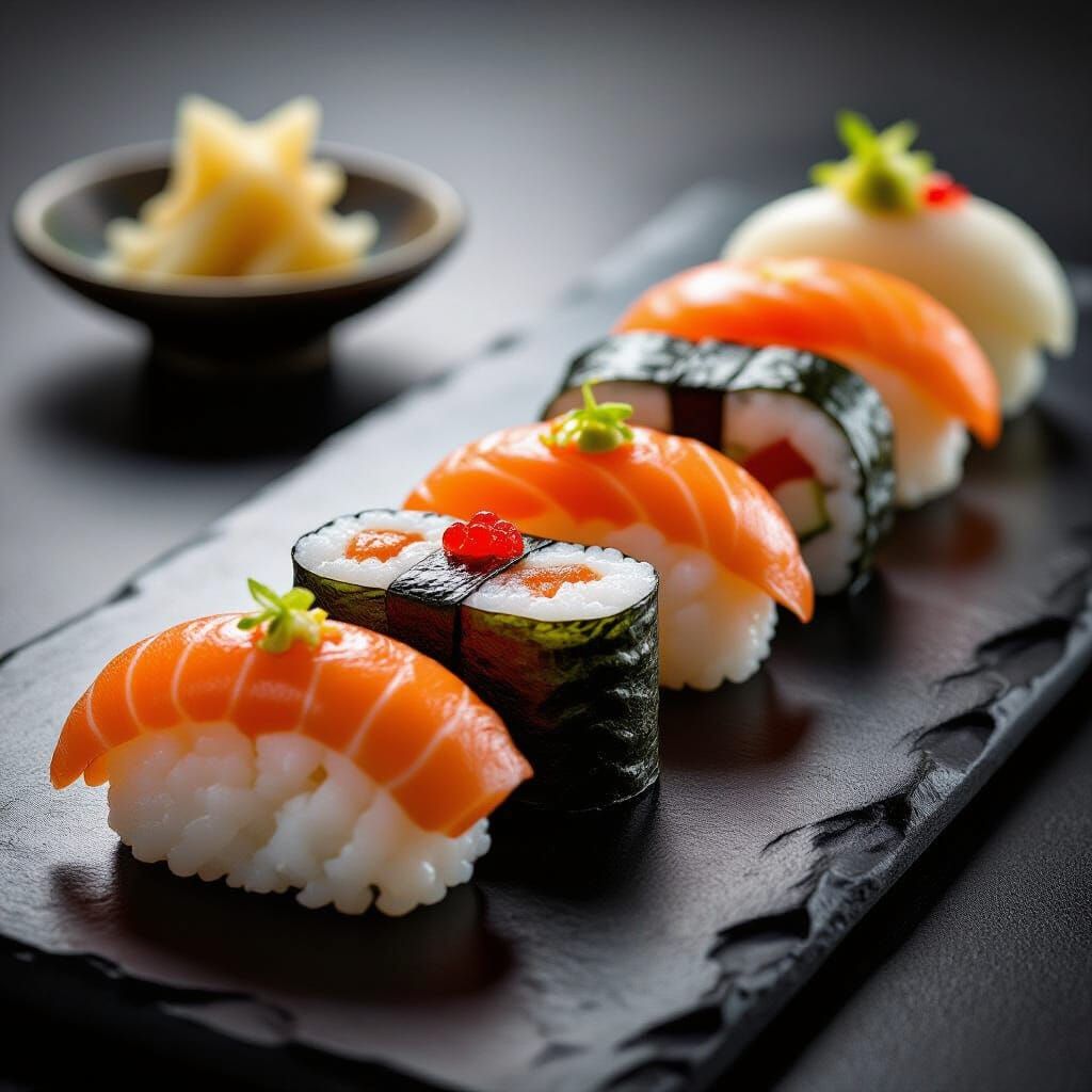 Gourmet Sushi Platter: A Culinary Masterpiece