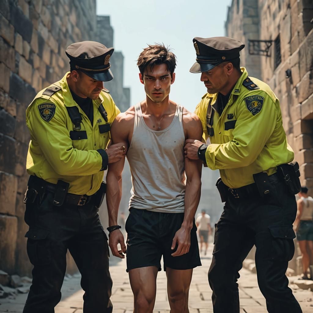 Dark Fantasy Hero Captured in Grim Jail Cell