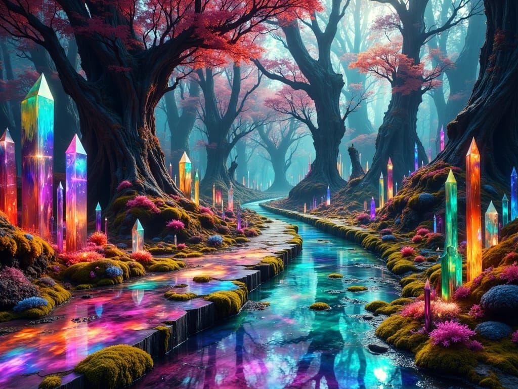 Fragments of a Crystal Mindscape