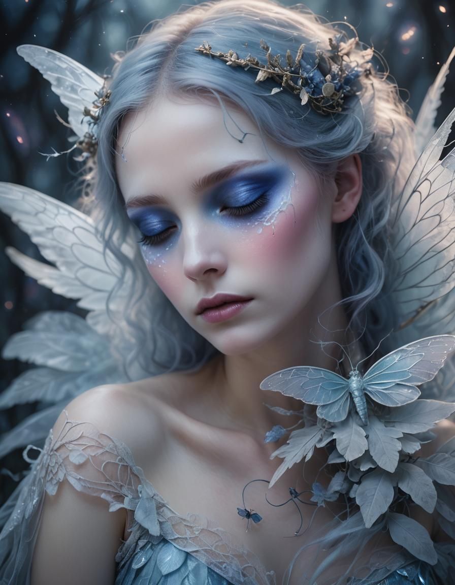 He dreamed of an aetherial woman with pale blue skin and ins...