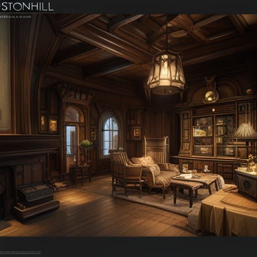 Stonehill Inn: Dark Fantasy Concept Art