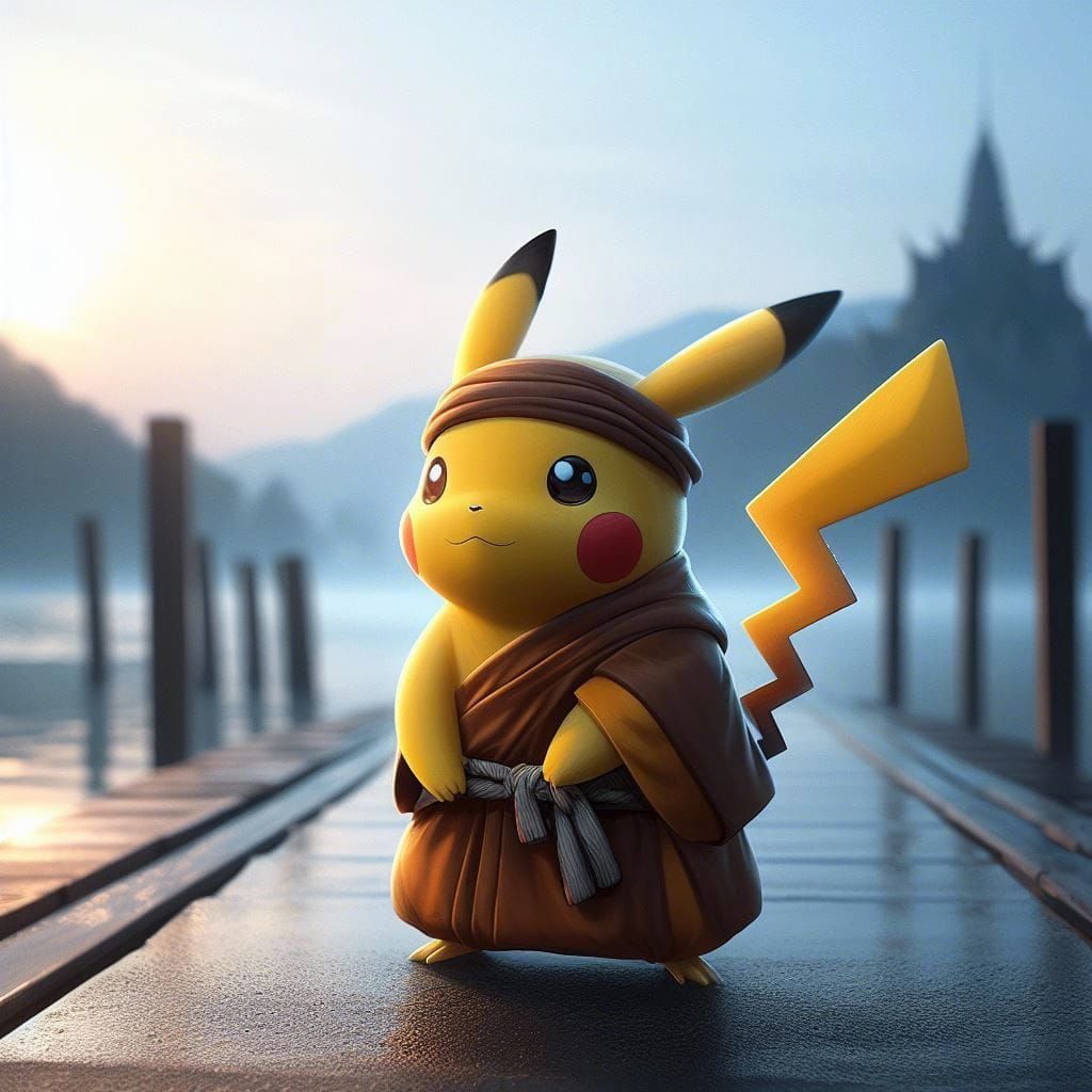 Simple Blue Sky AI Image