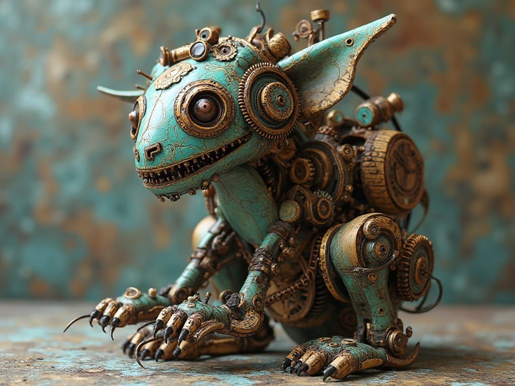Patchwork Cybercraft Cybersteamcorepunk Doodads Zoomorphic Automata