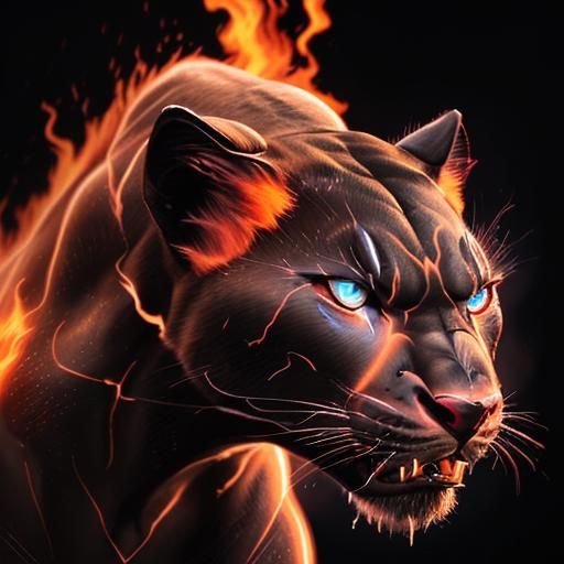 Fire Panther to Ice Panther Transformation
