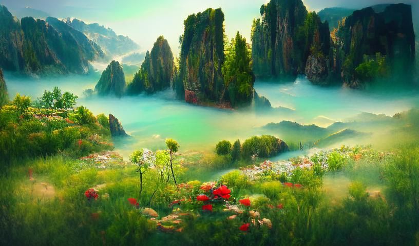 Zhangjiajie Park's Breathtaking Avatar Mountains Landscape