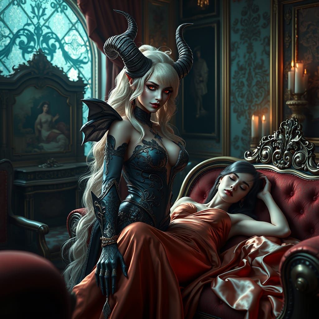 Mysterious Demoness Invites You to Her Lavish Realm