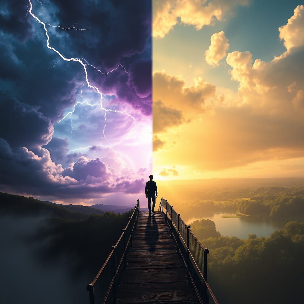 Contrasting Landscapes in Digital Art: Vulnerability and Red...