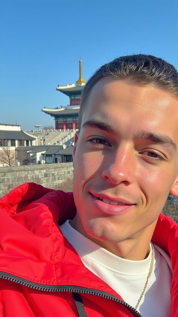 Actor's Seoul Debut: Netflix Announcement in Cinematic Style