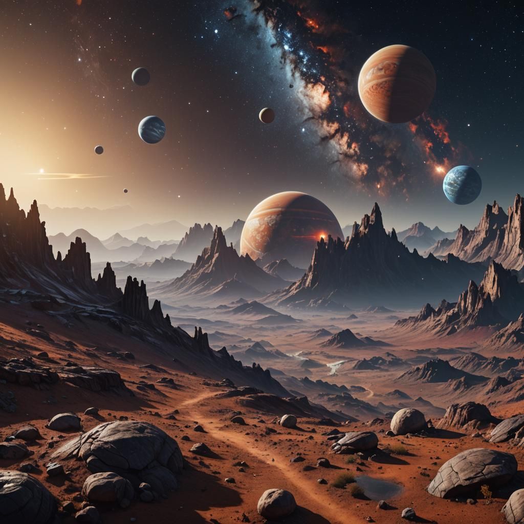 Hubble Telescope View of a Detailed Planetary System