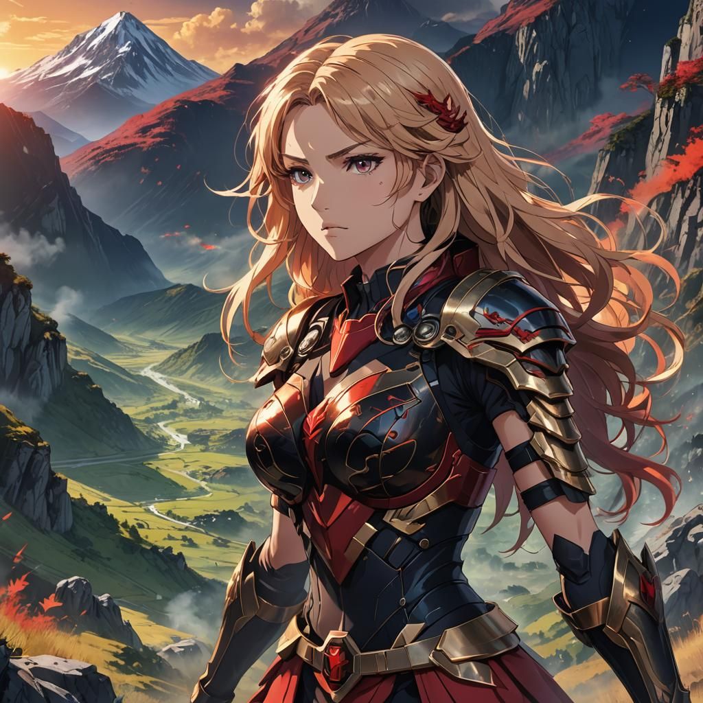 Epic Anime Final Boss Albania Dominates a Snowy Mountain Lan...