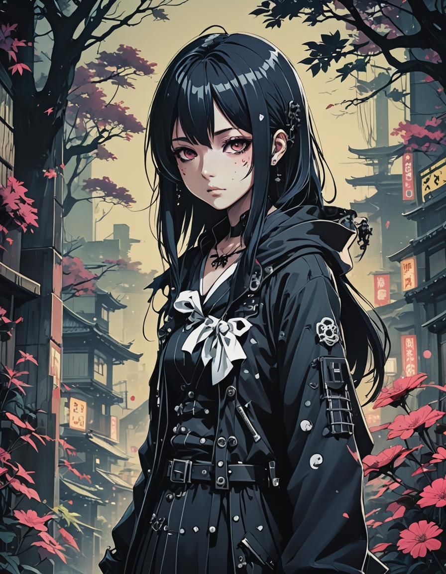 Japanese Goth Emo Anime Manga Scan