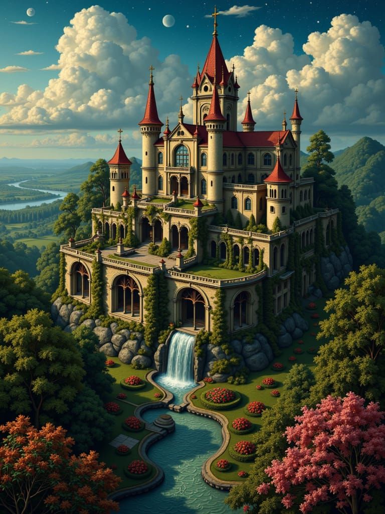 Pastoral: Kingdom of Roses, a fairytale city, v2