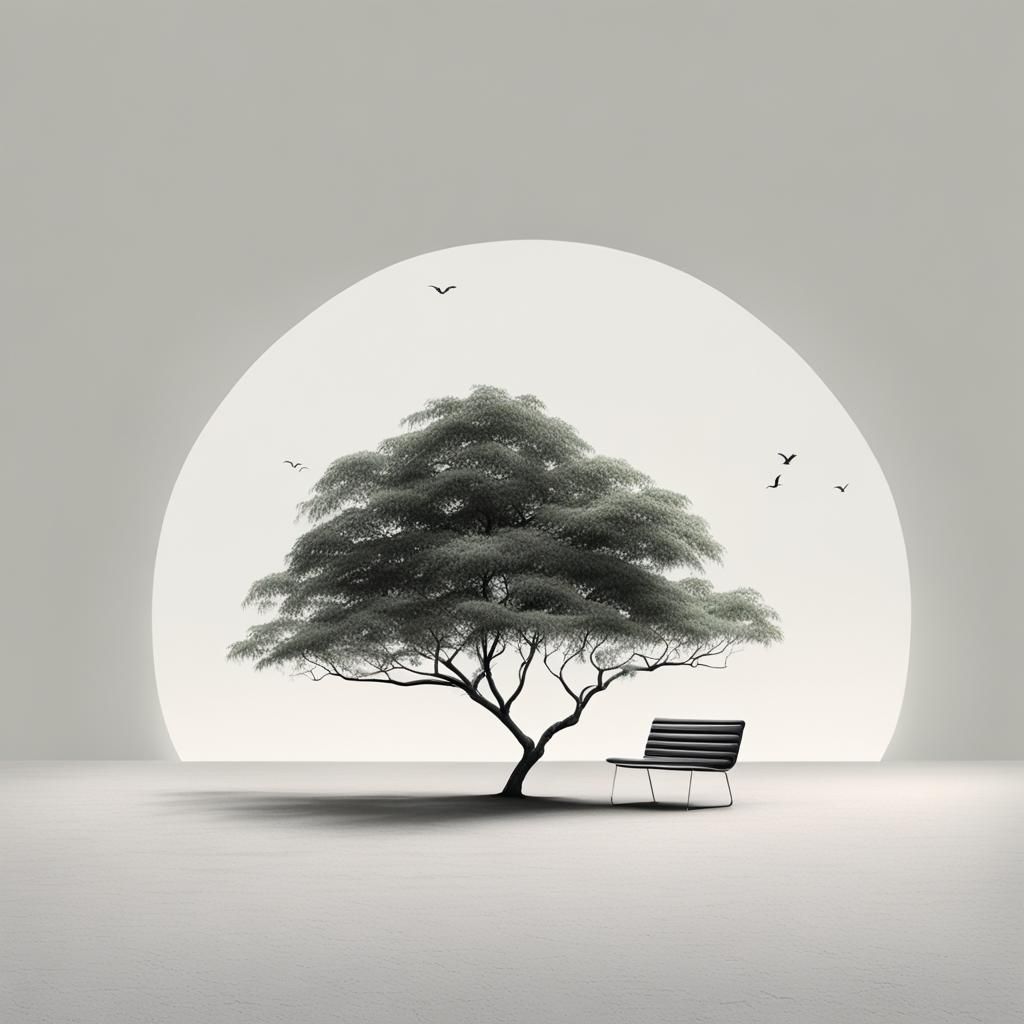 Minimalist Scene in a Simple Style