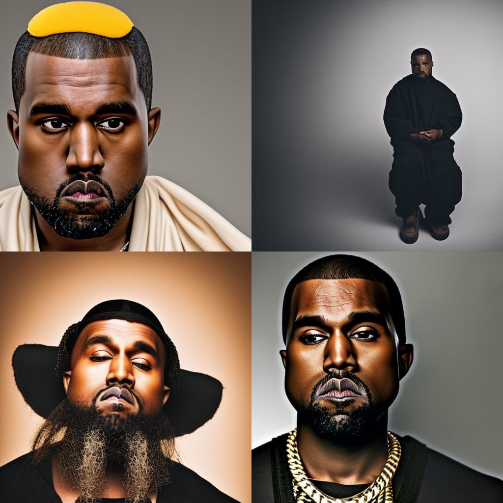 Kanye West as Orthodox Jew: Professional Portrait