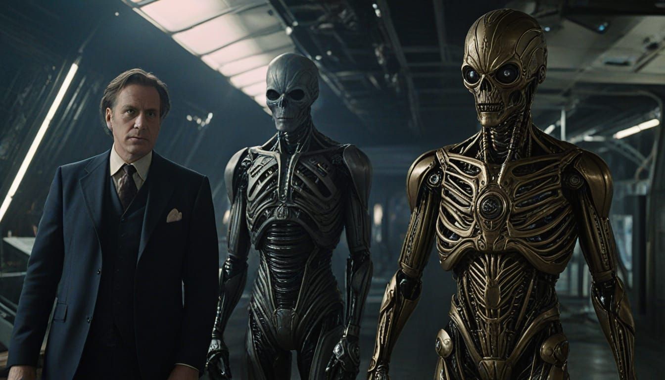 Glamorous Futuristic Humanoid Struts Down the Runway