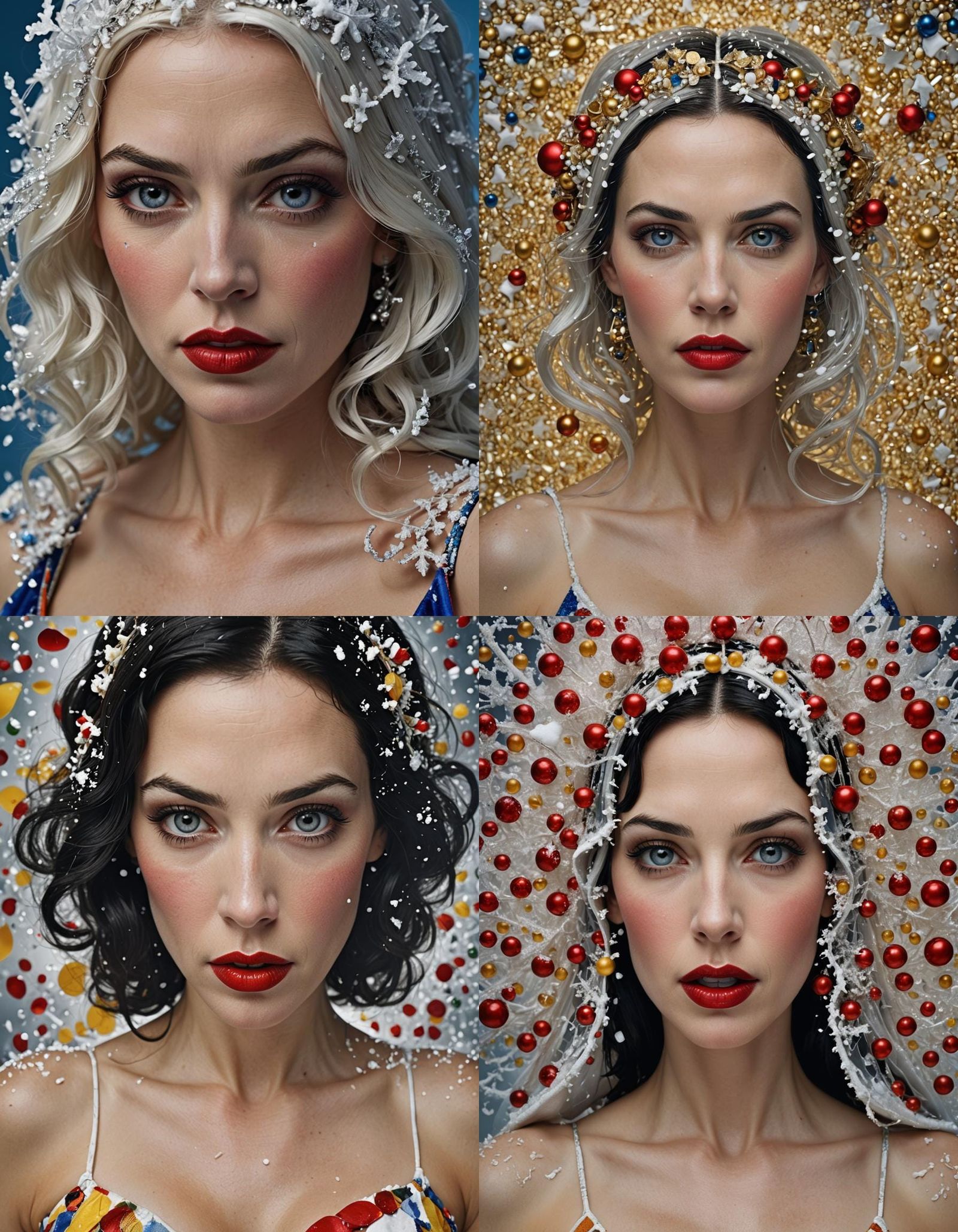 Snow White Portrait in Professional Photography Style
