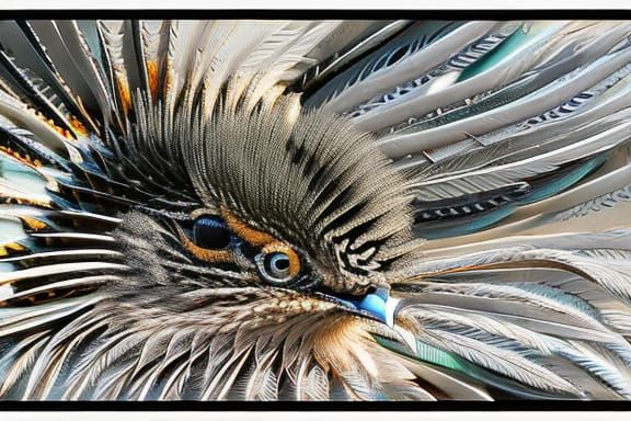 Hyperrealistic Roadrunner in Dynamic Lighting