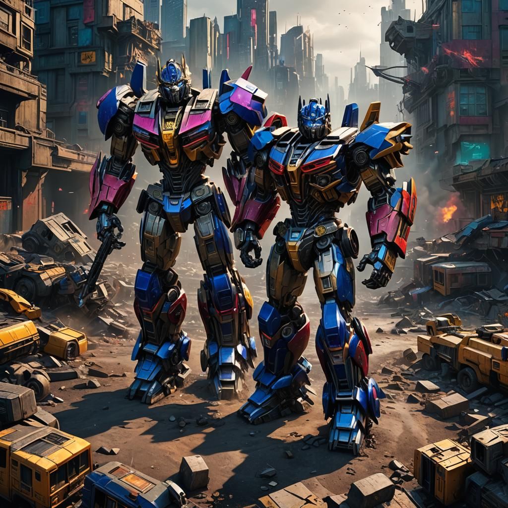 Detailed Transformer in Fantasy Concept Art