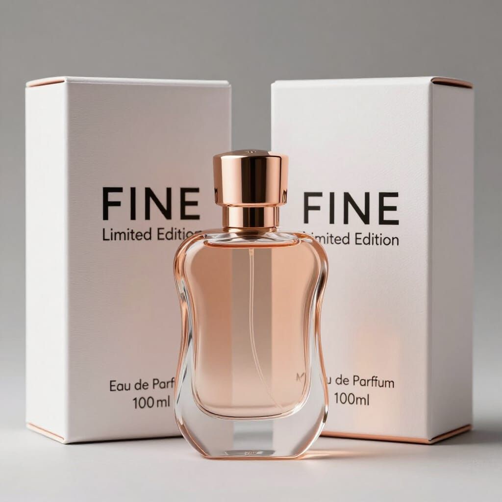 Luxury FINE Perfume Packaging Design