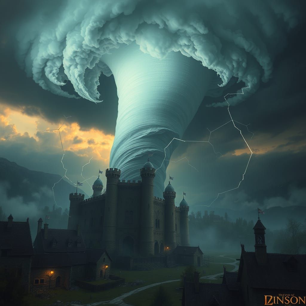 Vicious Tornado Devastates Medieval City