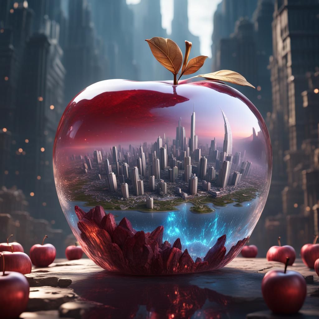Crystal Apple Reveals Miniature City: Fantasy Concept Art