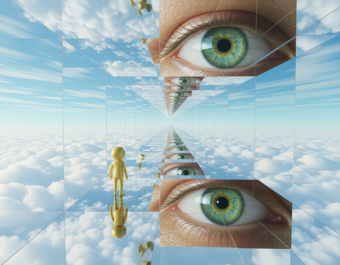 A Very Small Anthropomorphic Entity & An Eyeball in Atmosphe...