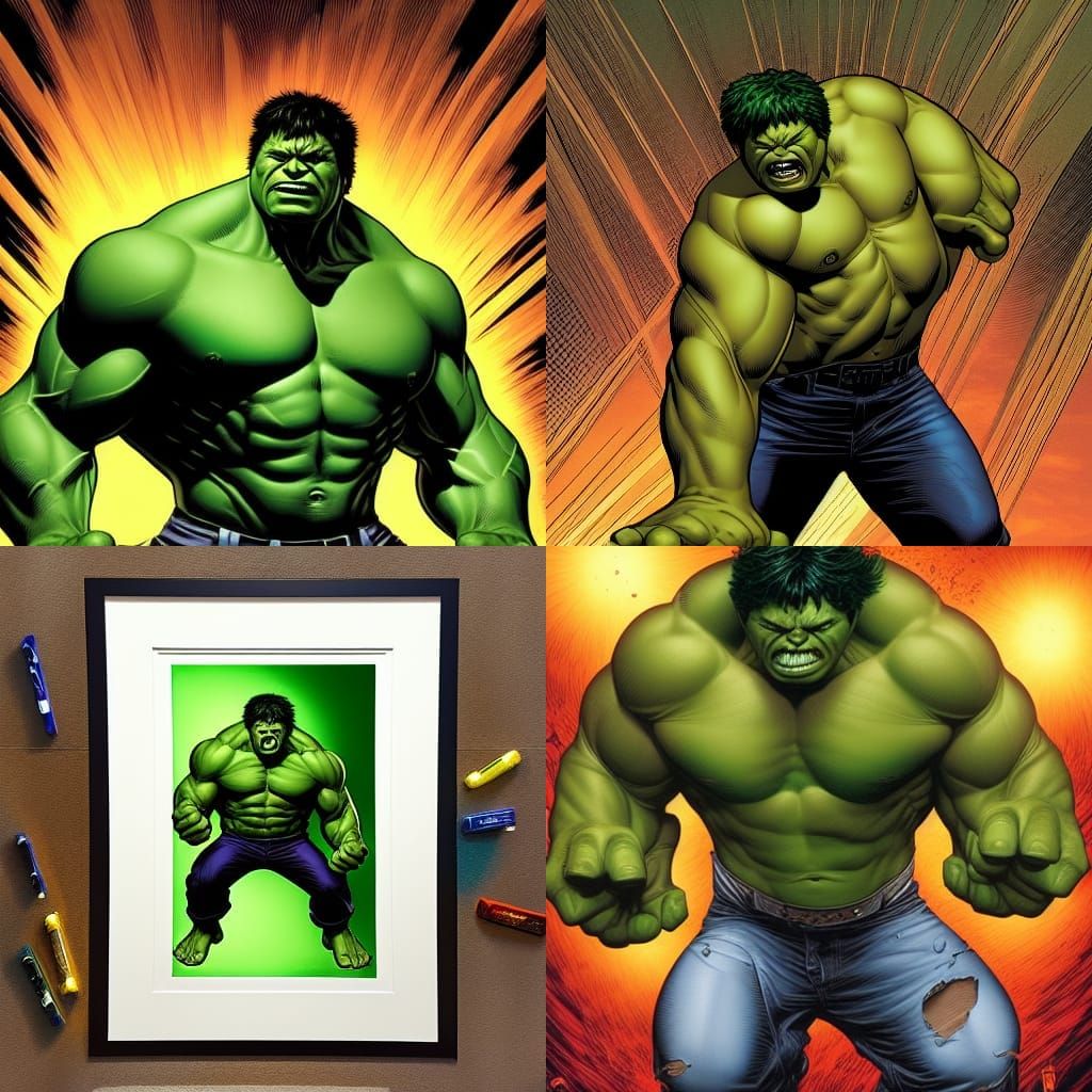 Hulk Comic Book Art by Mark Brooks and Dan Mumford