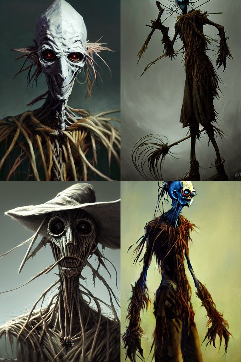 Hyperrealistic Fiddlesticks Portrait: Expressionist Characte...