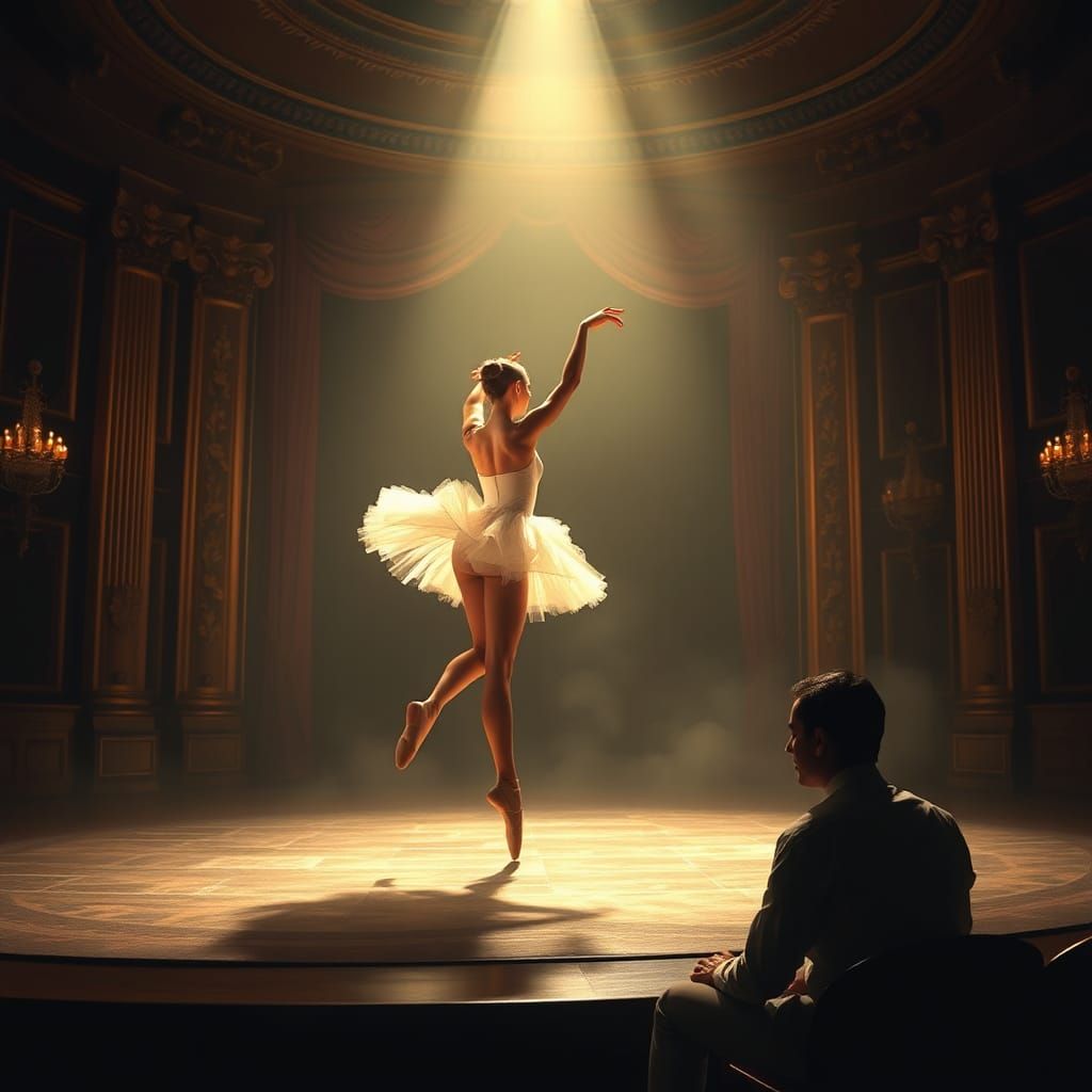Ballerina's Dance: A Pop Surrealist Vision