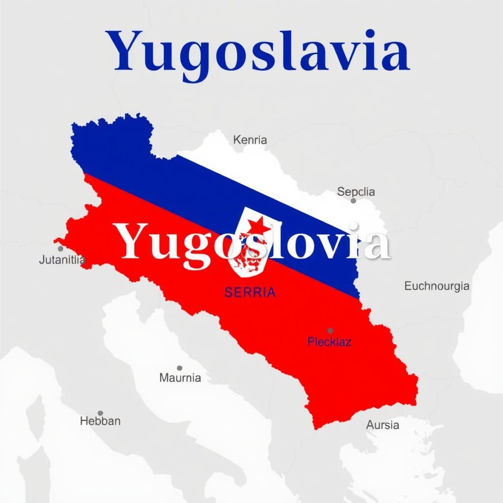 Yugoslavia map