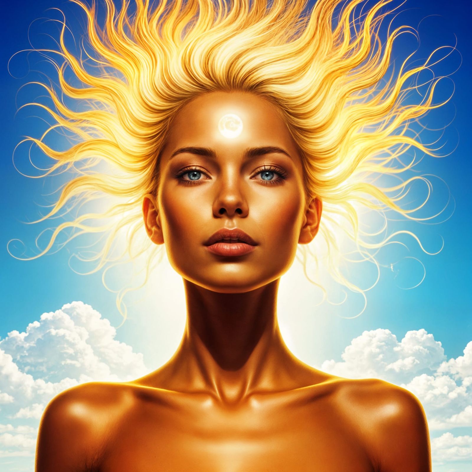 Sunny Celestial Body Shines Bright