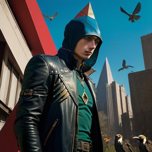 Eyes and Birds of Prey in Photorealistic Style