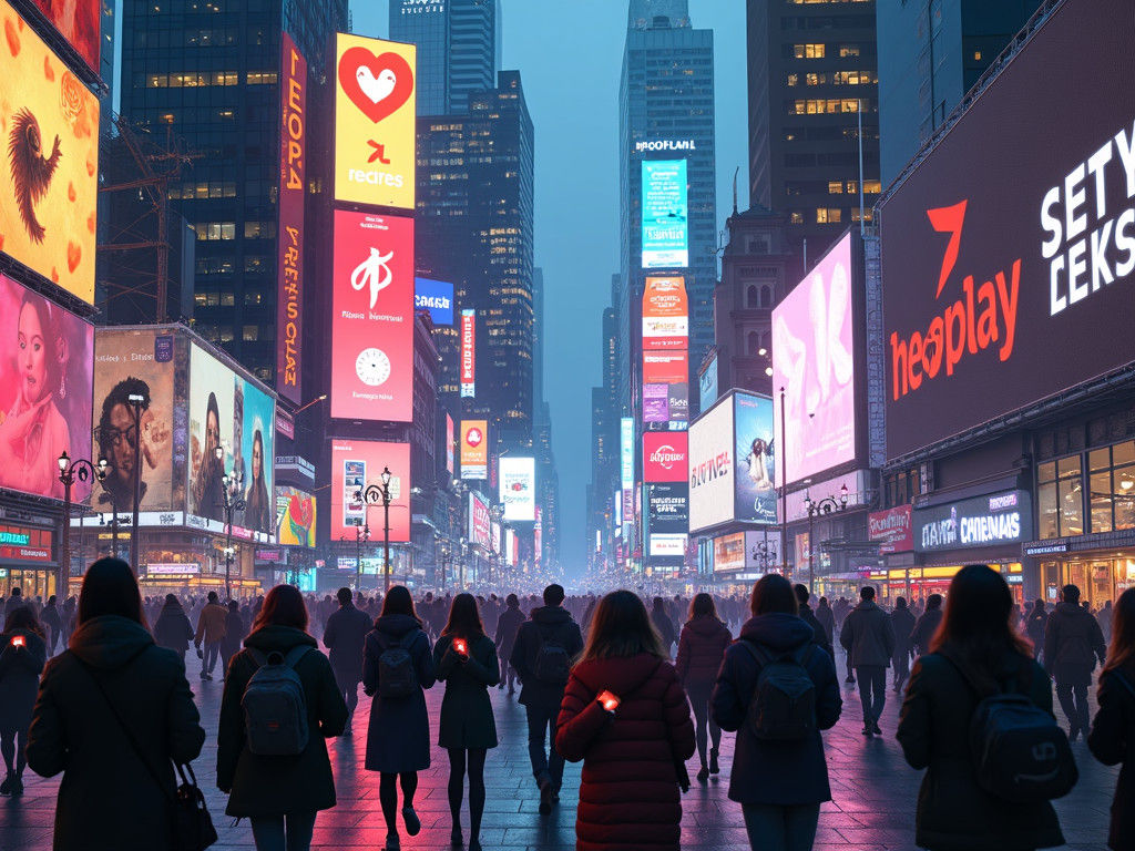 Smartphone City: A Digital Metropolis in Photorealistic Styl...