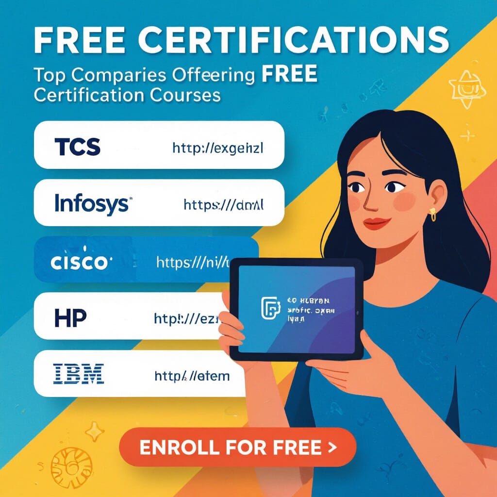 Free Certifications: Top Companies Offer Free Courses
