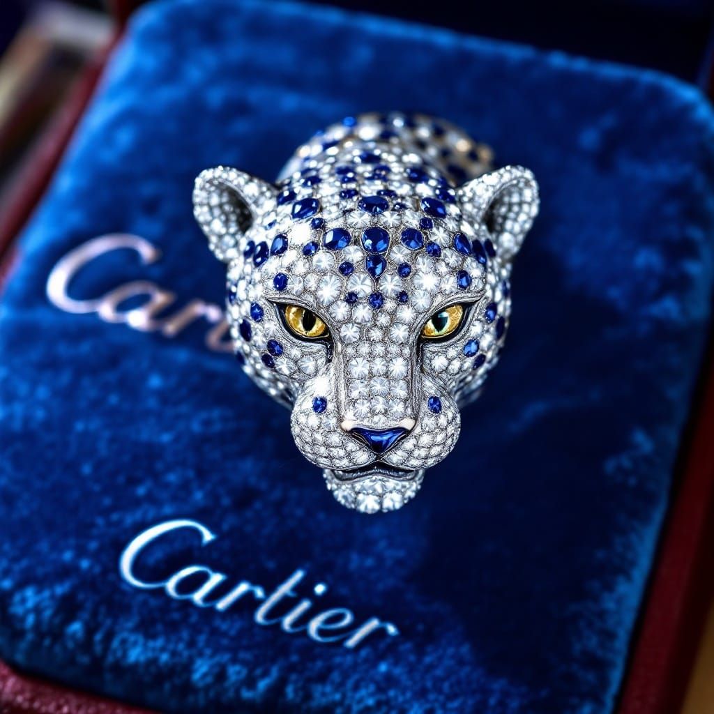 Cartier panther brooch