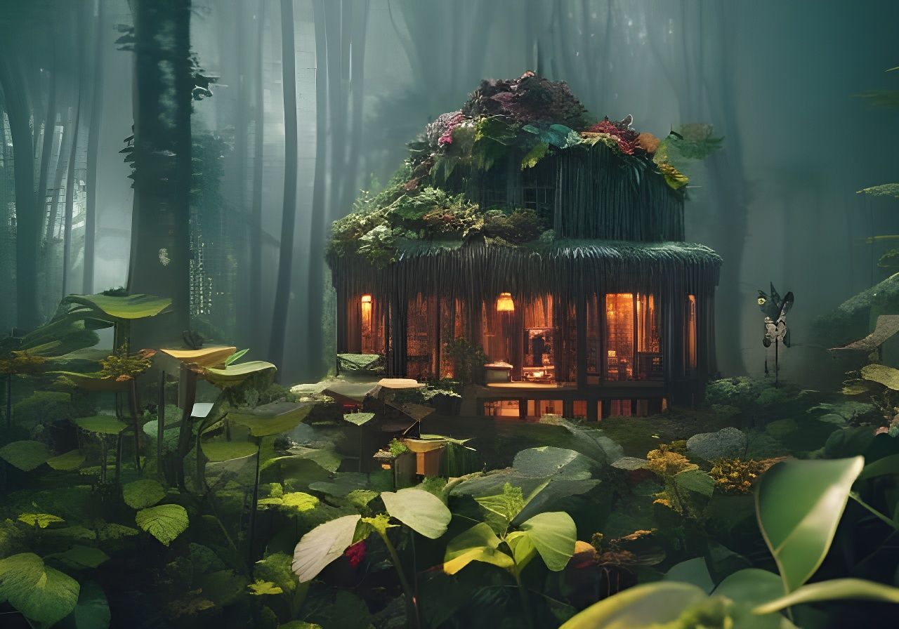 Enchanted Hotel in Magical Fantasy World