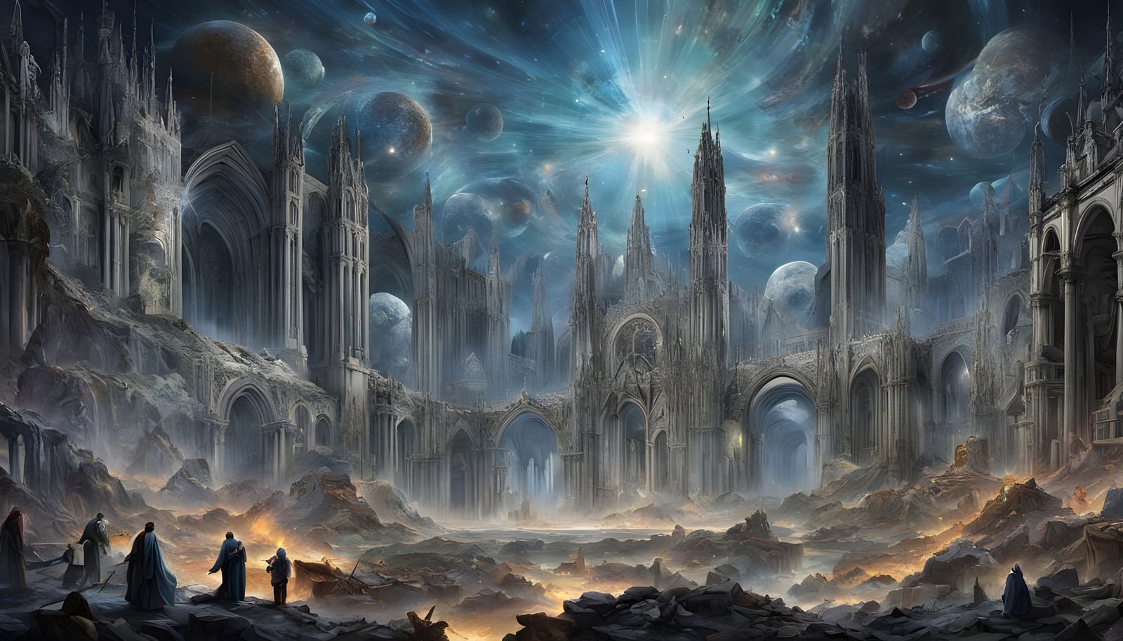 Colossal Crystal Cathedrals in Cosmic Currents