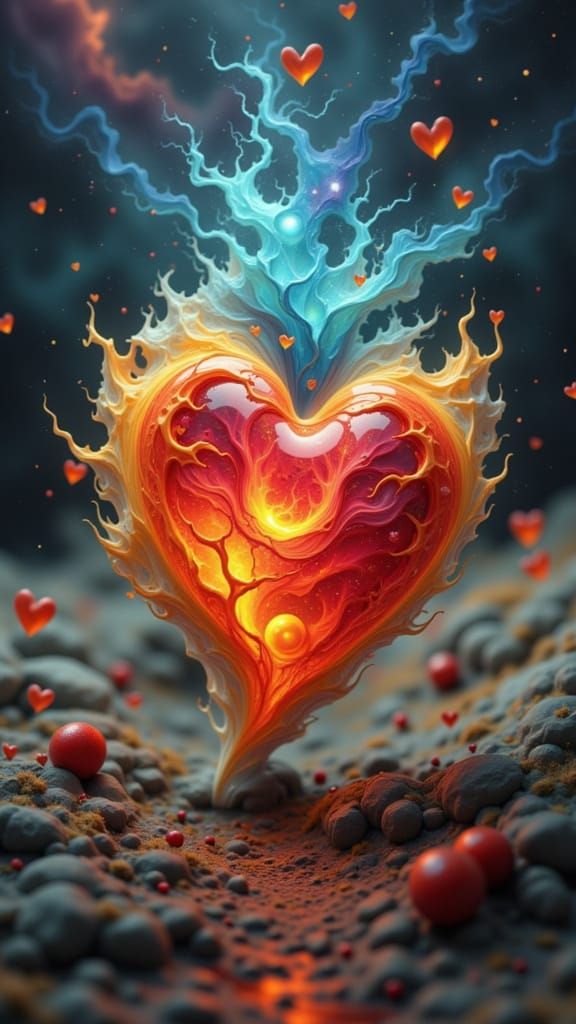 AI Art: An Abstract Representation of Objects within Glass