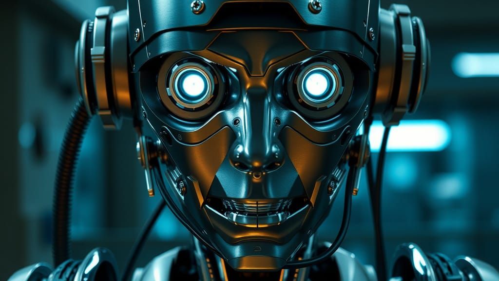 Humanoid Robot Expressing Pain in Industrial Setting