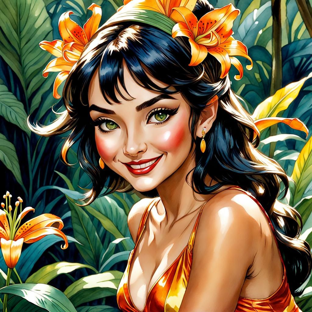 Cute Tiger Lily from Peter Pan