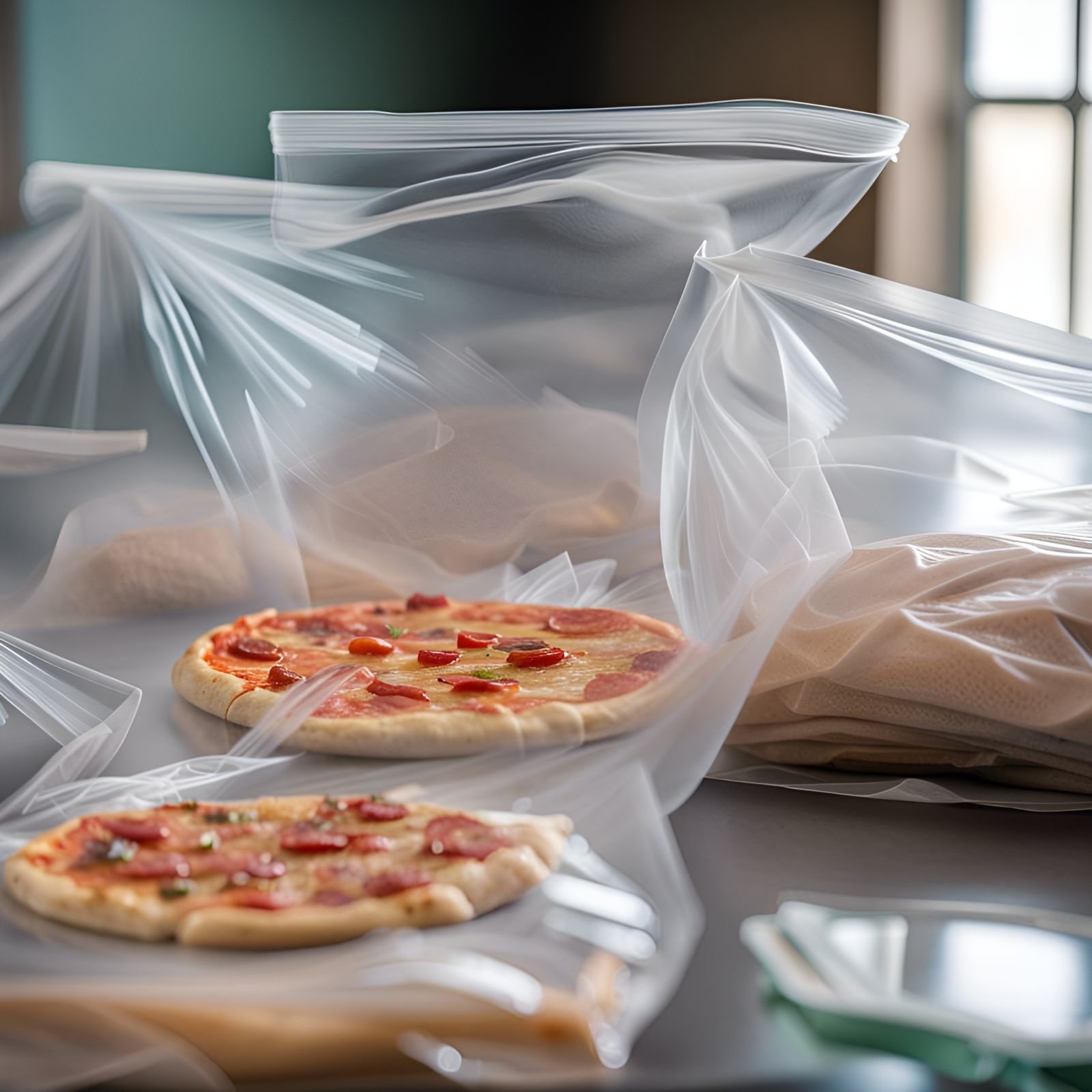 Attractive Display of Vacuum Bags and Plastic Films