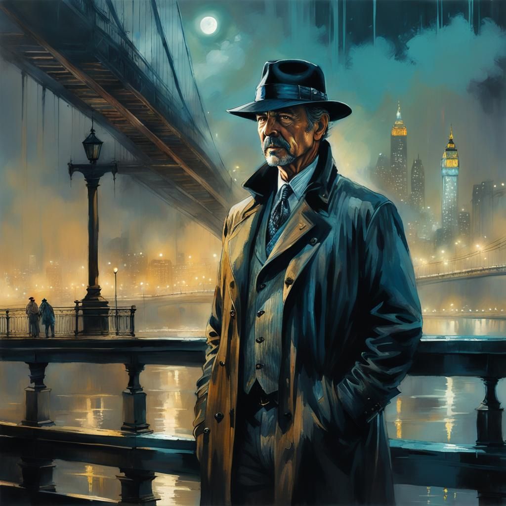 Detective is waiting for the informer