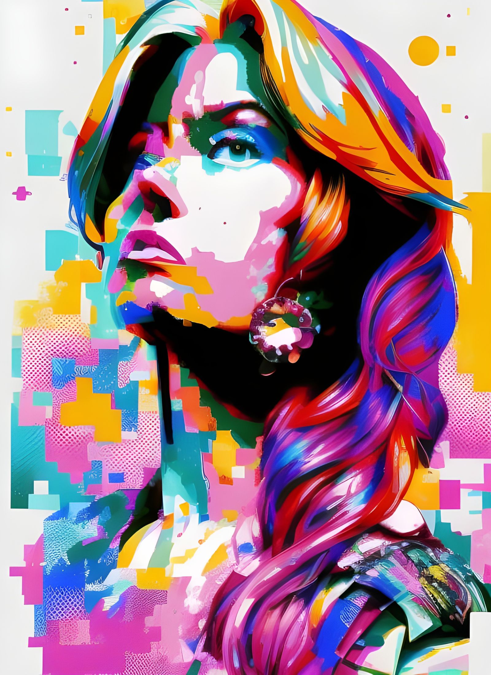 Technicolor Pixelation