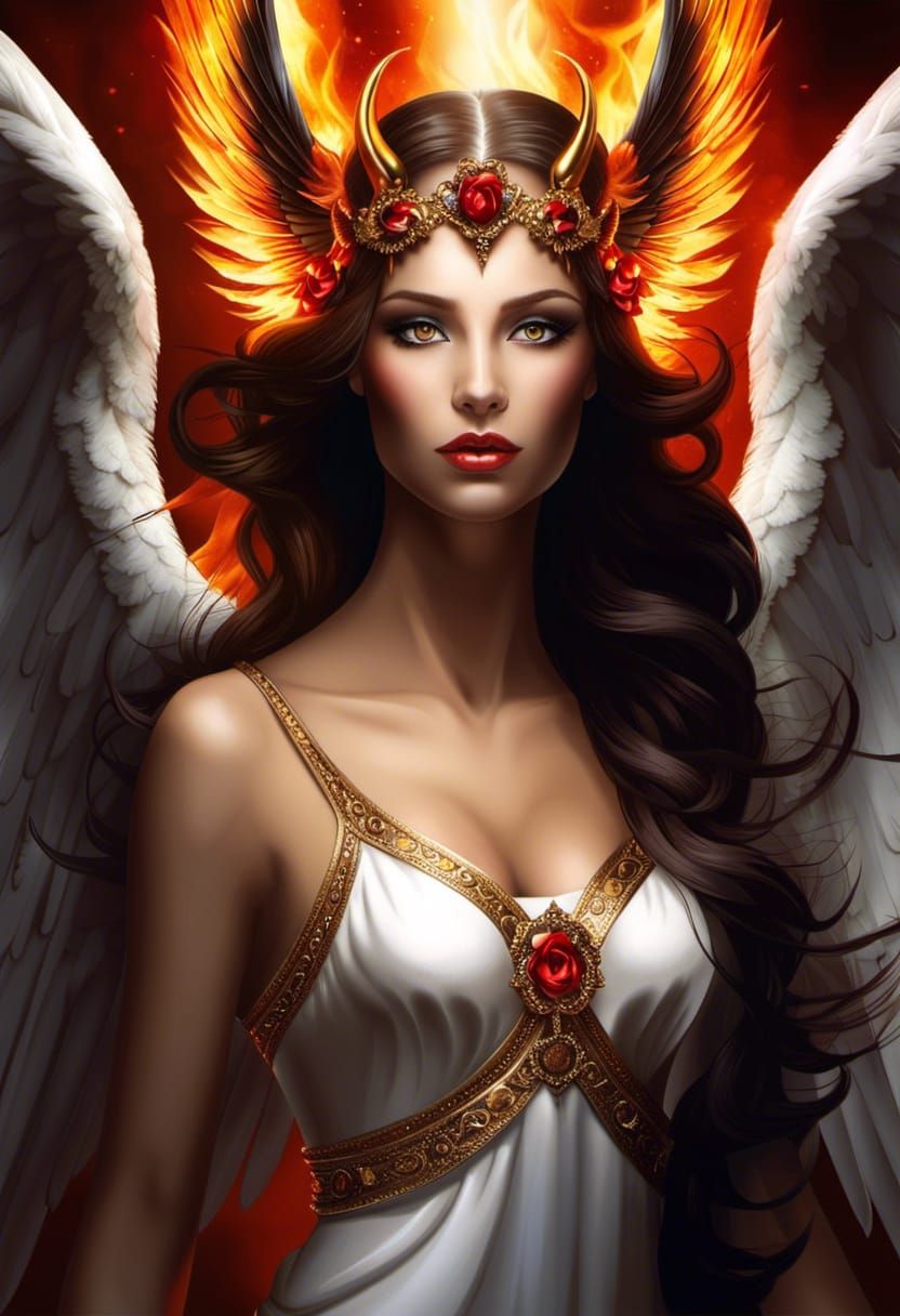 An angel one minute and a real devil the next !