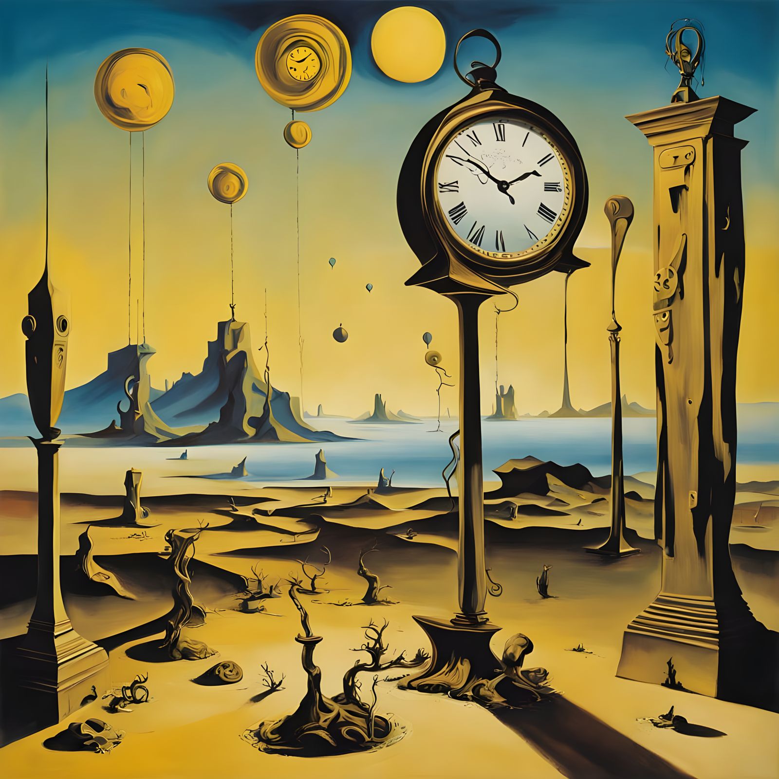 Surrealist Masterpiece of Unbridled Imagination