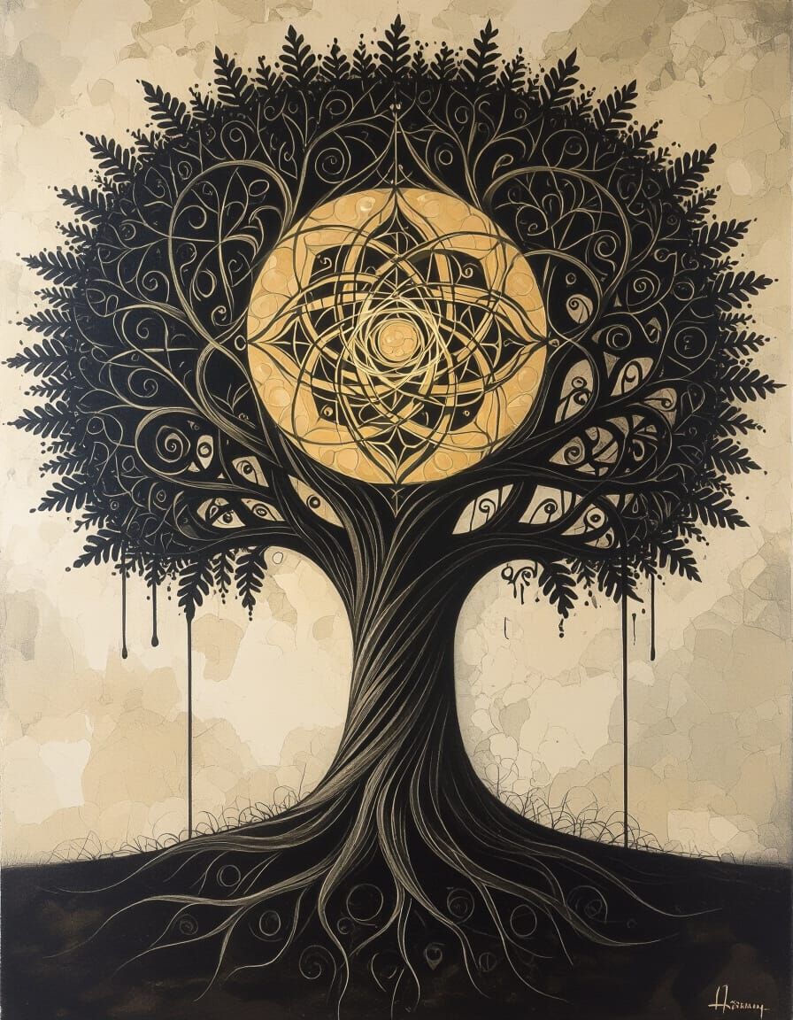 Kabbalah Tree of Life Inksplash Masterpiece